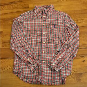 Boy’s Polo Plaid Shirt